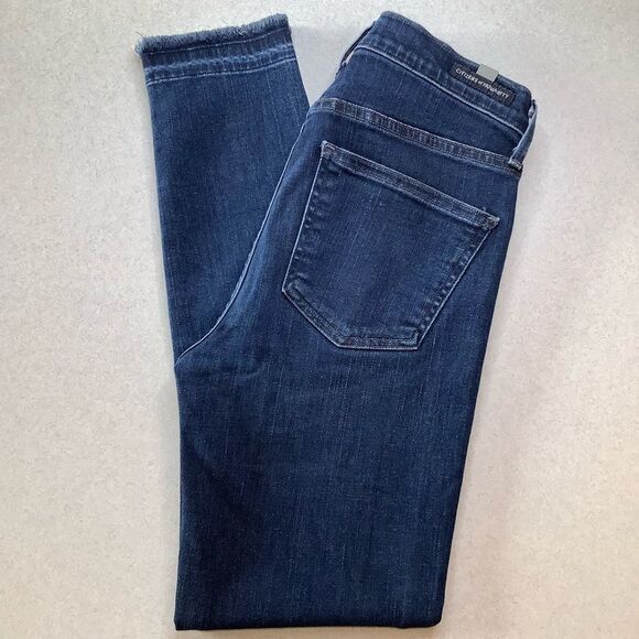 Citizens Of Humanity Rocket High Rise Skinny 25 Released Split Hem‎ - Picture 2 of 7